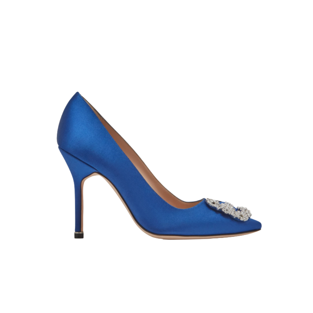Hangisi Blauer Satin 10 cm