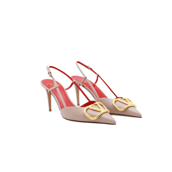 VLogo Signatur Slingback-Pumps