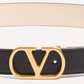 VLogo Signature Reversible Schwarz/Butter 3 cm