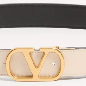 VLogo Signature Reversible Schwarz/Butter 3 cm