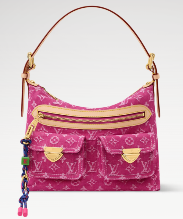 Baggy Fuchsia Denim 30 cm