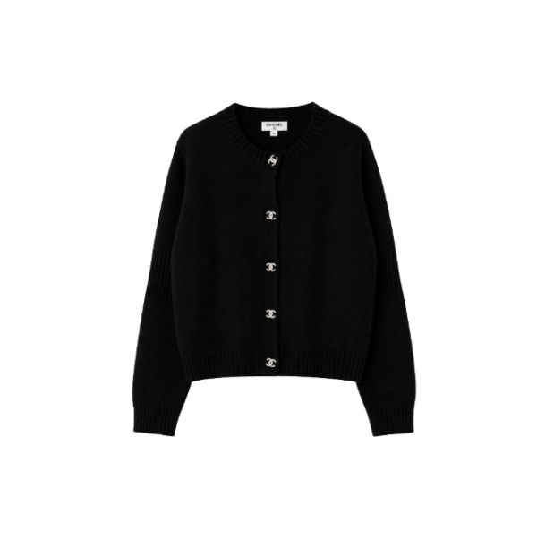 Strickjacke Schwarz