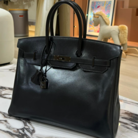 Birkin 35 Togo So Schwarz