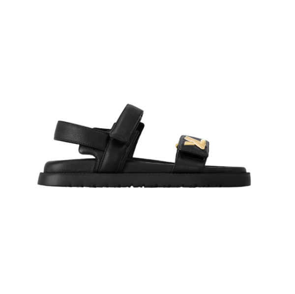 Sunset Flat Comfort Sandale Schwarz