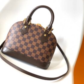 Alma BB Damier Ebene Canvas 25 cm