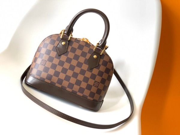 Alma BB Damier Ebene Canvas 25 cm