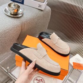 Go Mules Suede Beige