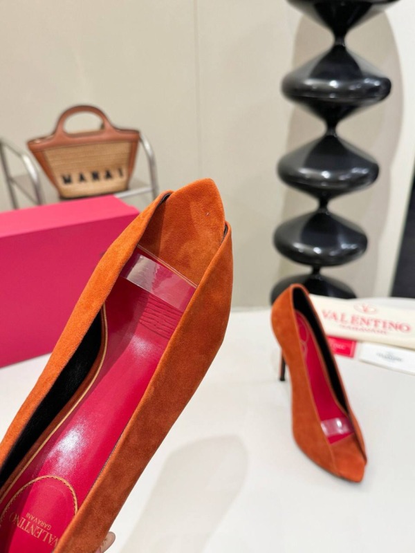 Open-Toe Révélé Pumps aus Wildleder