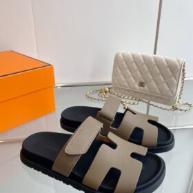 Chypre-Sandalen in Étoupe