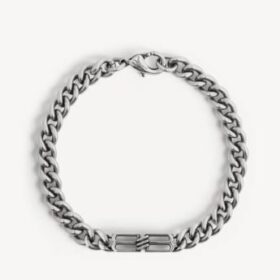 BB Icon Gourmette Armband Silber