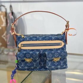 Baggy Blau Denim 30 cm