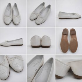 Flat Metallic-Ecru Weiß