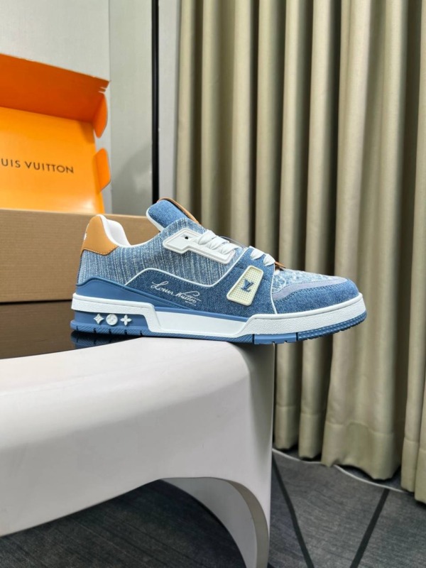Trainer Blau Denim