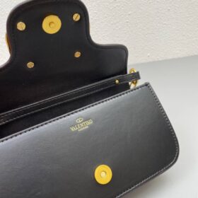 Locò Kalbsleder Schwarz/Gold 20 cm
