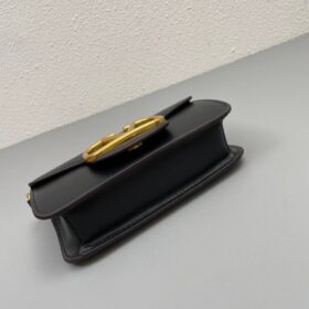 Locò Kalbsleder Schwarz/Gold 20 cm