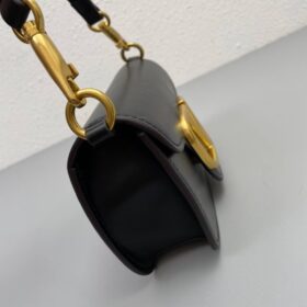Locò Kalbsleder Schwarz/Gold 20 cm