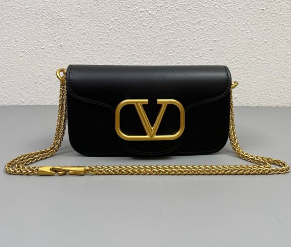 Locò Kalbsleder Schwarz/Gold 20 cm