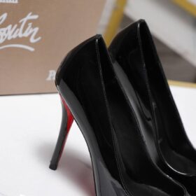 80 mm Pumps Patent Calf Leather Schwarz
