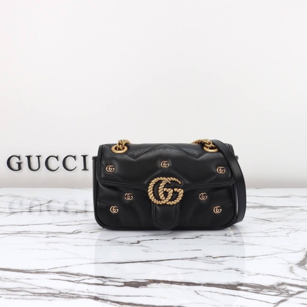 GG Marmont Mini Schwarz 22 cm