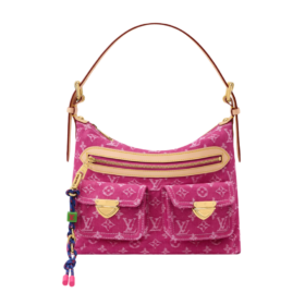 Baggy Fuchsia Denim 30 cm
