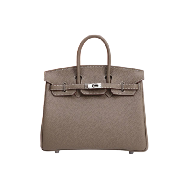 Birkin Togo Leather Taupe/Silvern 30 cm