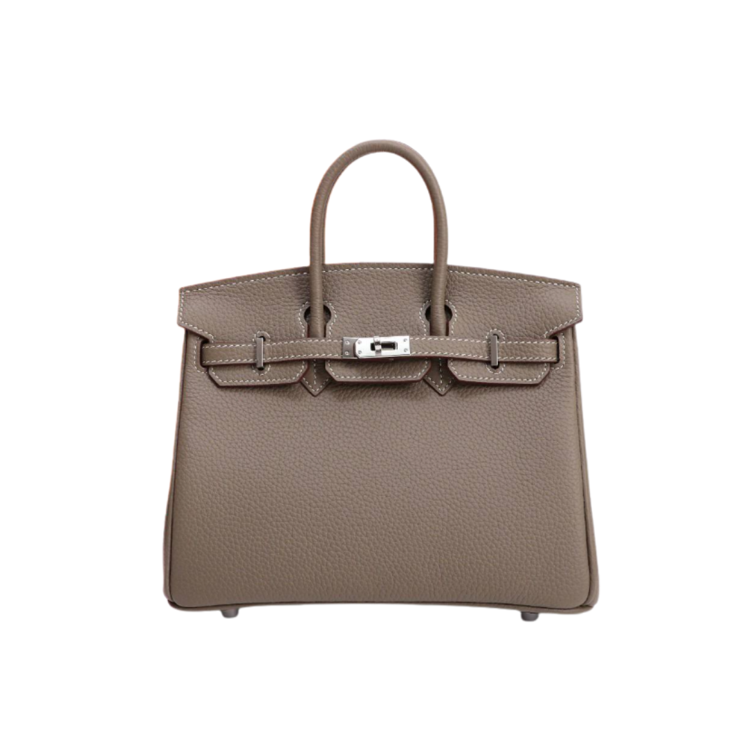 Birkin Togo Leather Taupe/Silvern 30 cm