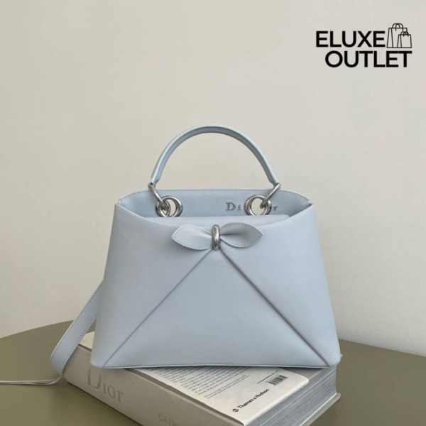 Bow Eisblau / Silber 28 cm