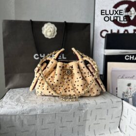 22 Felltasche mit Kette 20 cm