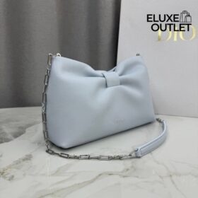 Small Bow Eisblau / Silber 26 cm