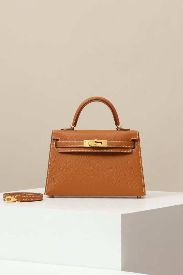 Kelly Epsom Braun 19 cm