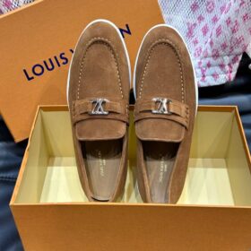 Estate Loafer aus Veloursleder – Cognac