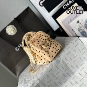 22 Felltasche mit Kette 20 cm