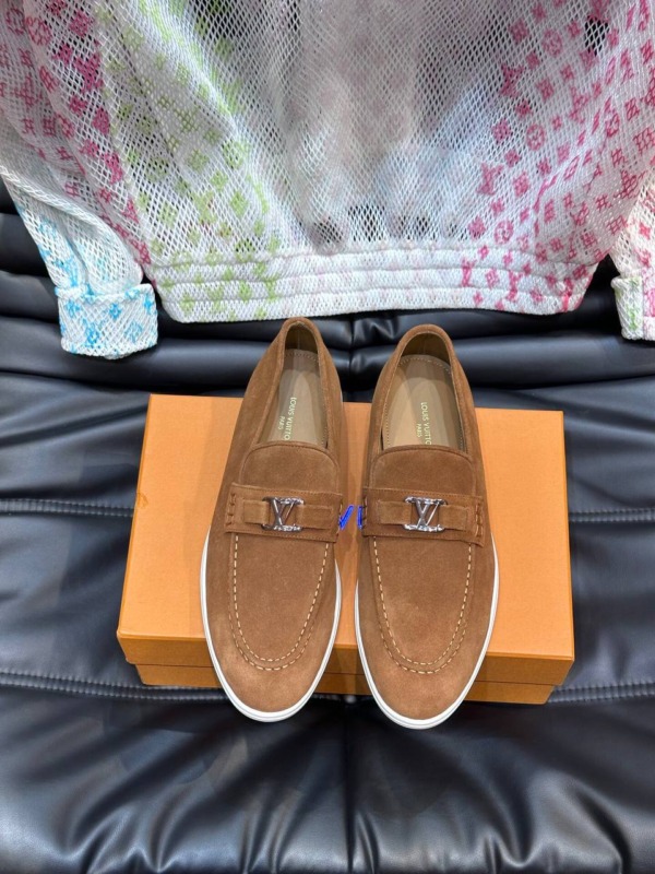 Estate Loafer aus Veloursleder – Cognac