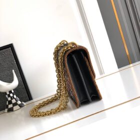 Vain Perlen Schwarz/Gold Hardware 24 cm