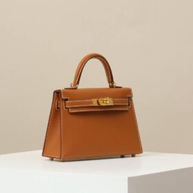 Kelly Epsom Braun 19 cm