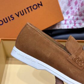 Estate Loafer aus Veloursleder – Cognac