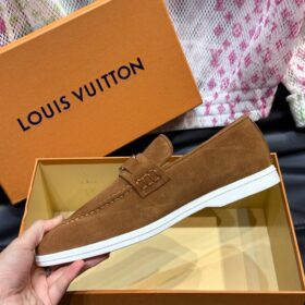 Estate Loafer aus Veloursleder – Cognac