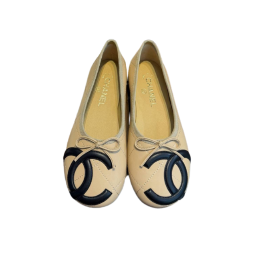 Coco Beach Flats Milchiges  Beige/Schwarz