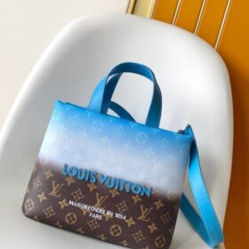 Mini Shopper Blau/Braun 25cm