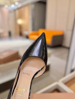 100 mm Iriza Patent Calf Leather Schwarz