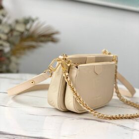 Multi Pochette Accessoires Beige 23.5cm