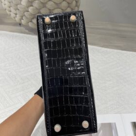 Kelly Alligator Schwarz/Gold 25cm