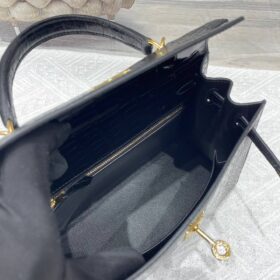 Kelly Alligator Schwarz/Gold 25cm