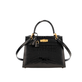 Kelly Alligator Schwarz/Gold 25cm
