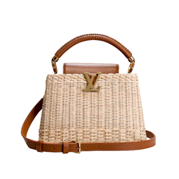 Capucines Rattan Braun/Gold 21 cm