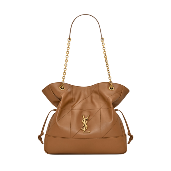 Jamie Shopping Bag aus Lammleder in Karamell 27cm