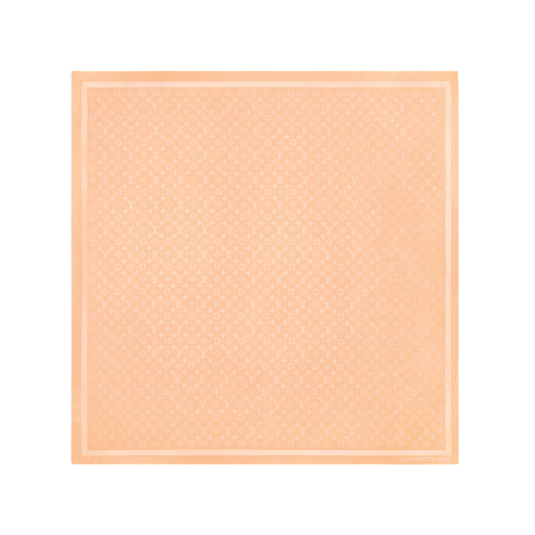 Monogram Classic Shawl Abricot