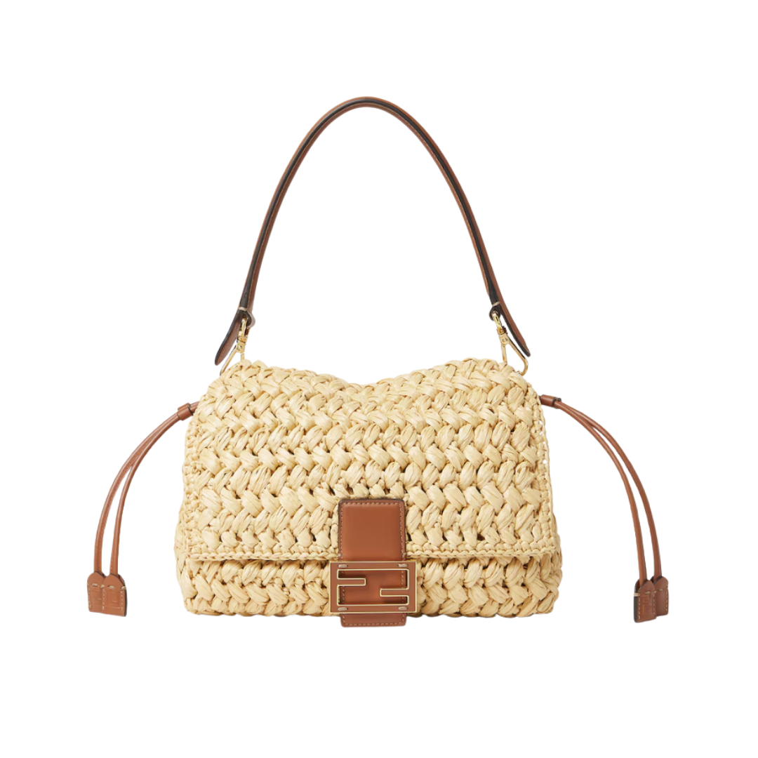 Baguette Raffia Beige 27 cm