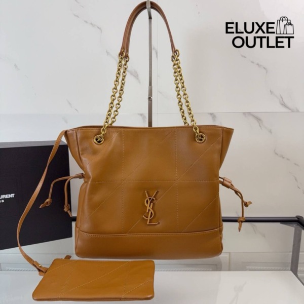 Jamie Shopping Bag aus Lammleder in Karamell 27cm