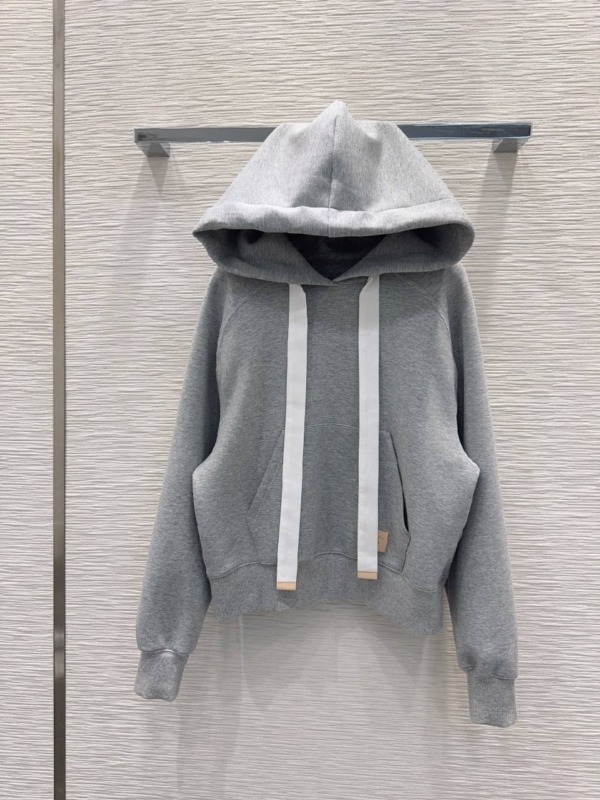 Contrast Drawstring Hellgrau
